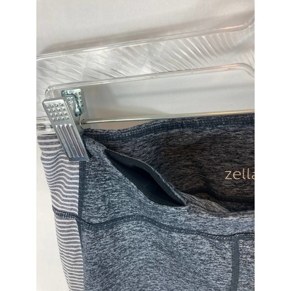 Zella Grey Side Stipe Athletic Leggings Size small - Picture 4 of 6
